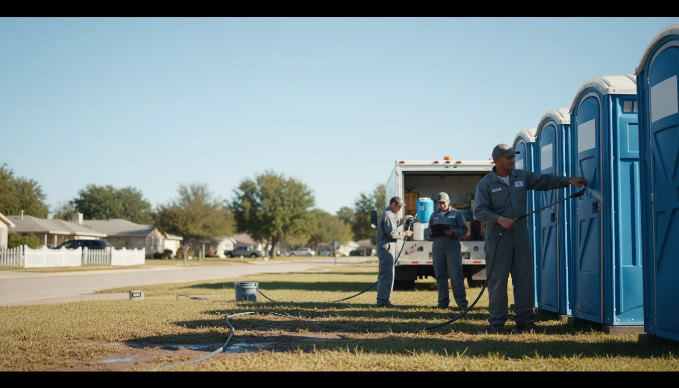 Long-Term Portable Toilet Rental in New Waverly, IN near me